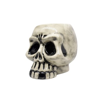 Ceramic Skull Beer Mug | Halloween Gothic 3D Skull Stein for Beer & Drinks