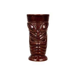 Tiki Ceramic Cocktail Mug – Hawaiian Style Zombie Cup for Bar & Home Drinks