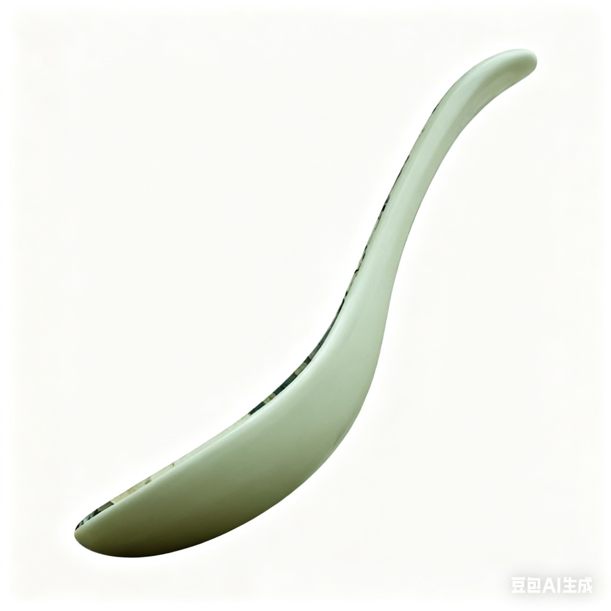 Side View Of Artistic Ceramic Spoon Malta & NYC Designs