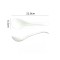 White Ceramic Spoon | Sleek and Stylish Kitchen Accessory