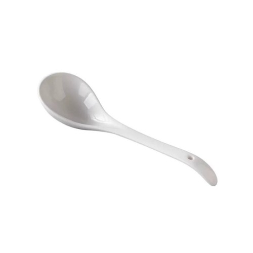 White Ceramic Spoon | Sleek and Stylish Kitchen Accessory