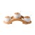 Nordic Ceramic Spice Jar Set With Bamboo Lids | 3-Piece Seasoning Containers For Kitchen Storage
