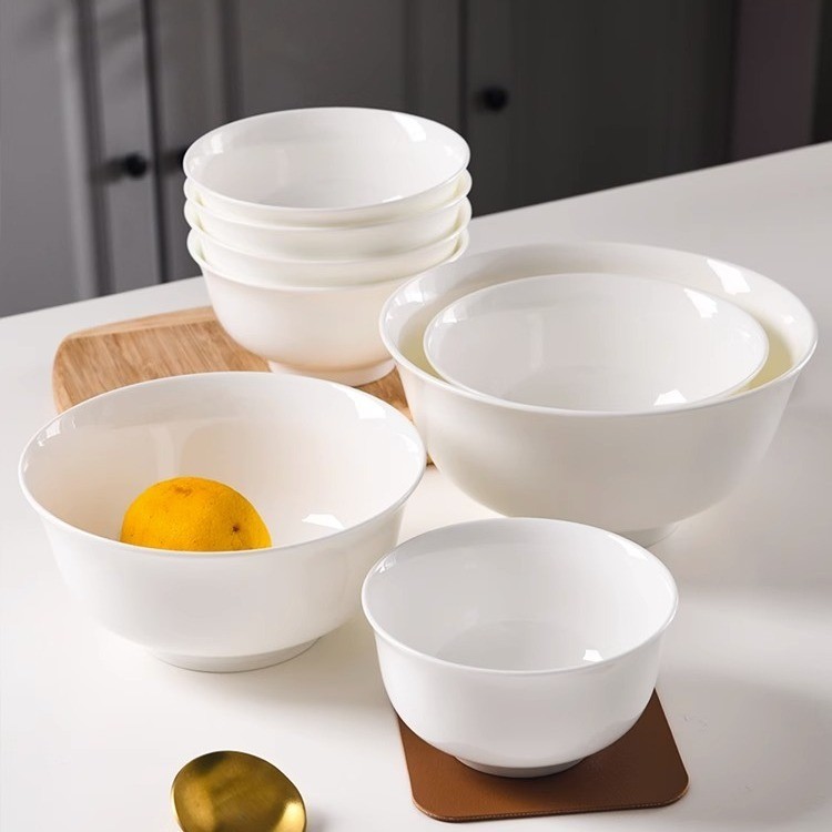 Bone China Rice Bowl Set Usage Scene