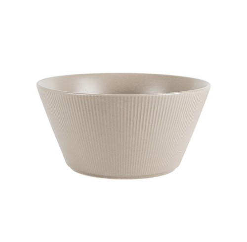 Ceramic Soup Bowl | Ribbed Design, Perfect for Soup and Stews, Microwave and Dishwasher Safe