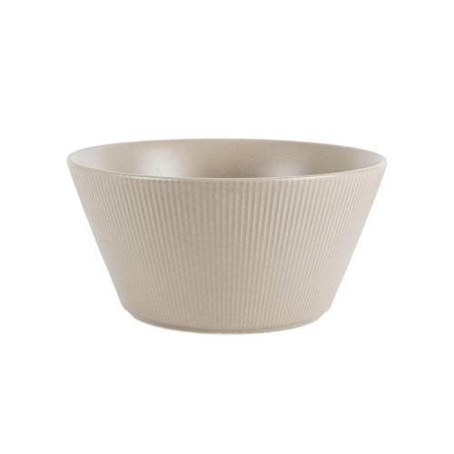 Ceramic Soup Bowl | Ribbed Design, Perfect for Soup and Stews, Microwave and Dishwasher Safe