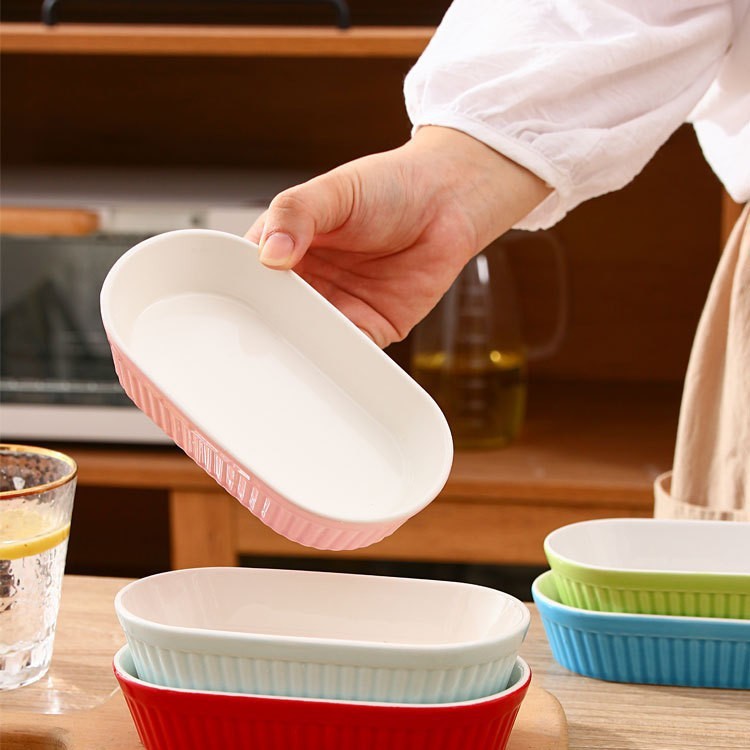 Stacked Oven Safe Ceramic Dessert Bowl