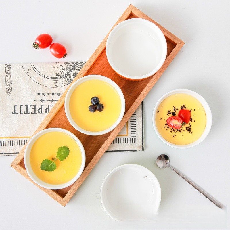 Colorful Ceramic Ramekins Usage Scene