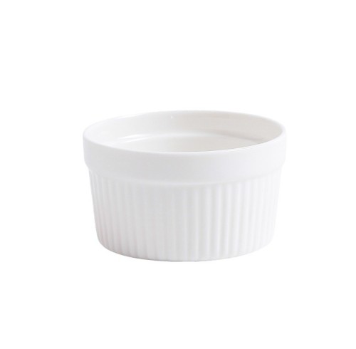 Colorful Ceramic Ramekin Cups | Ideal for Baking, Pudding, Soufflé & Dessert Serving