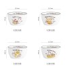 Porcelain Kids Bowl | Cute Cartoon Ceramic Bowls for Everyday Meals