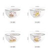Porcelain Kids Bowl | Cute Cartoon Ceramic Bowls for Everyday Meals