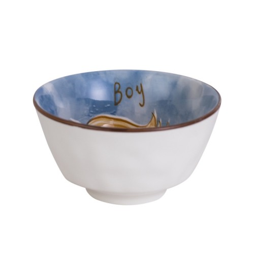 Cute Cartoon Design Porcelain Bowl | Ideal for Kids