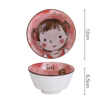 Cute Cartoon Design Porcelain Bowl | Ideal for Kids