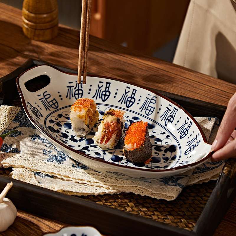Traditional Chinese Blue&White Dinnerware Plating