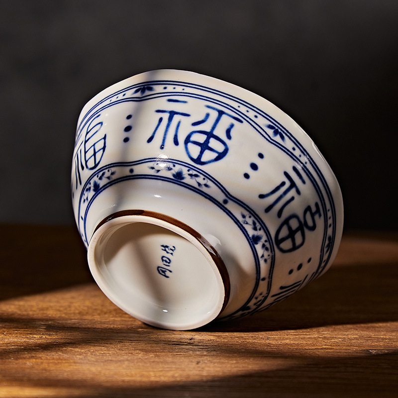 Side Pattern Traditional Chinese Blue&White Dinnerware