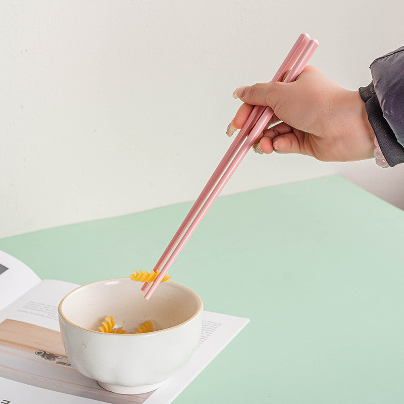 Vibrant Ceramic Chopsticks Set Usage Scene