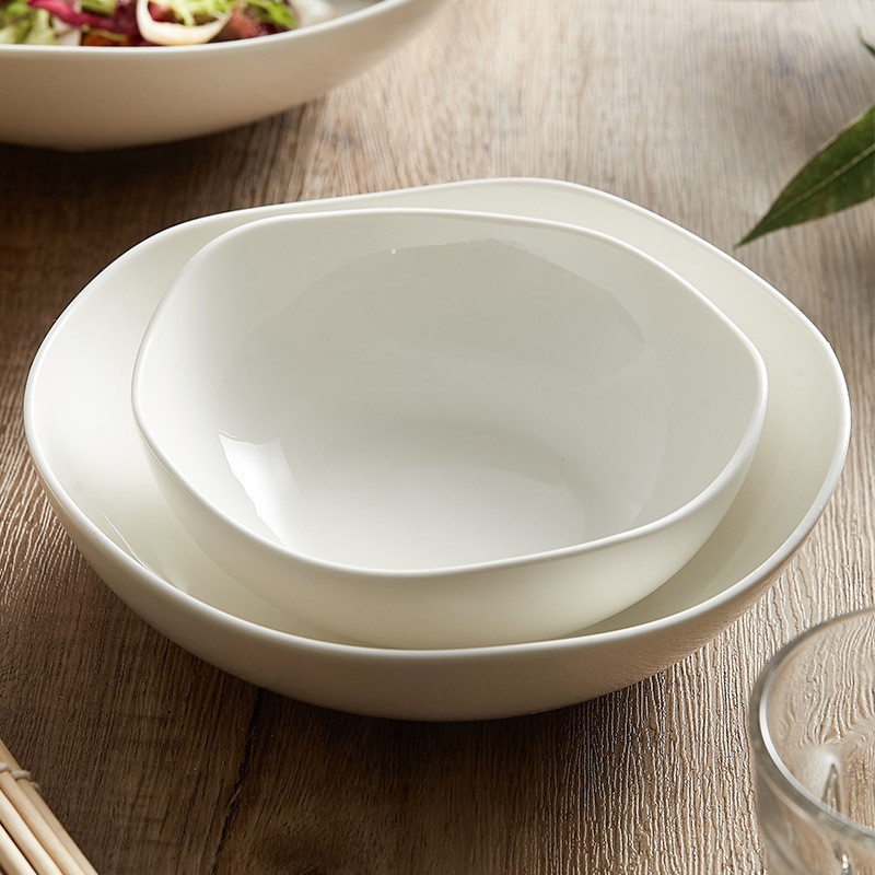 Inner View Of Luxury Wave Ceramic Salad Bowl