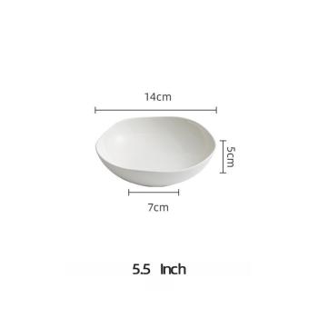 Luxury Wave Ceramic Salad Bowl | High-End Porcelain Tableware For Restaurants And Hotels