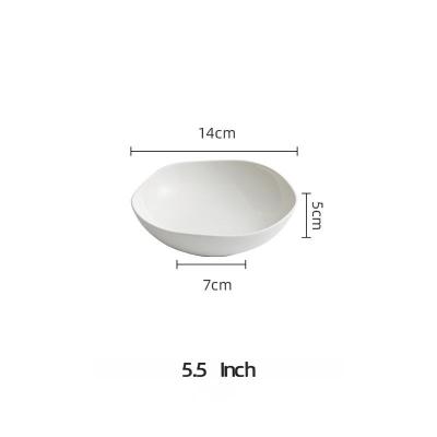 Luxury Wave Ceramic Salad Bowl | High-End Porcelain Tableware For Restaurants And Hotels