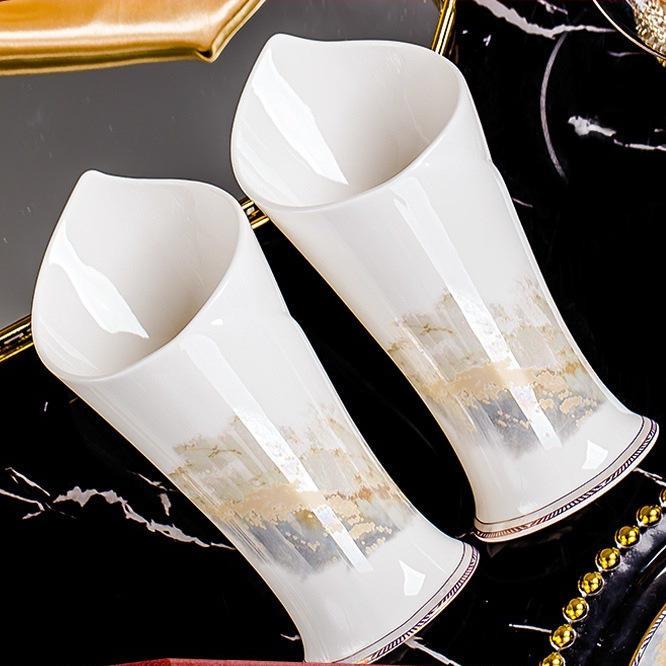 Side Detail Of Luxury Ceramic Chopstick Holder