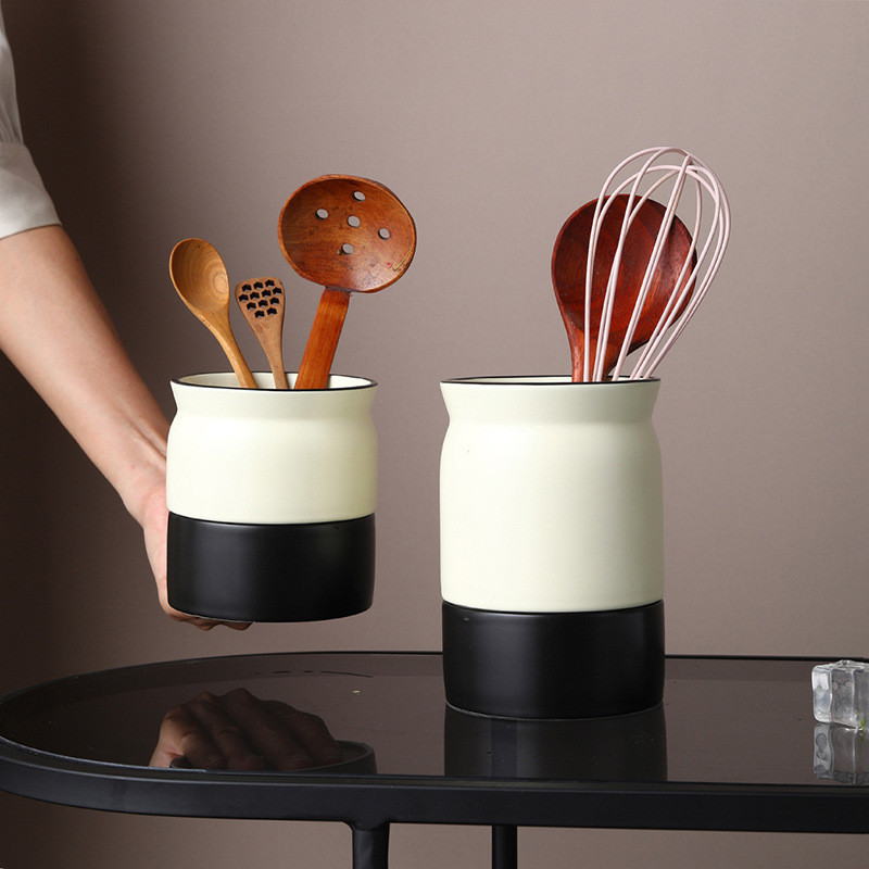 Nordic Ceramic Chopstick Holder Usage Scene