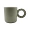 Matte Speckled Porcelain Mug with Unique Handle Design – 325ml Modern Minimalist Coffee Cup