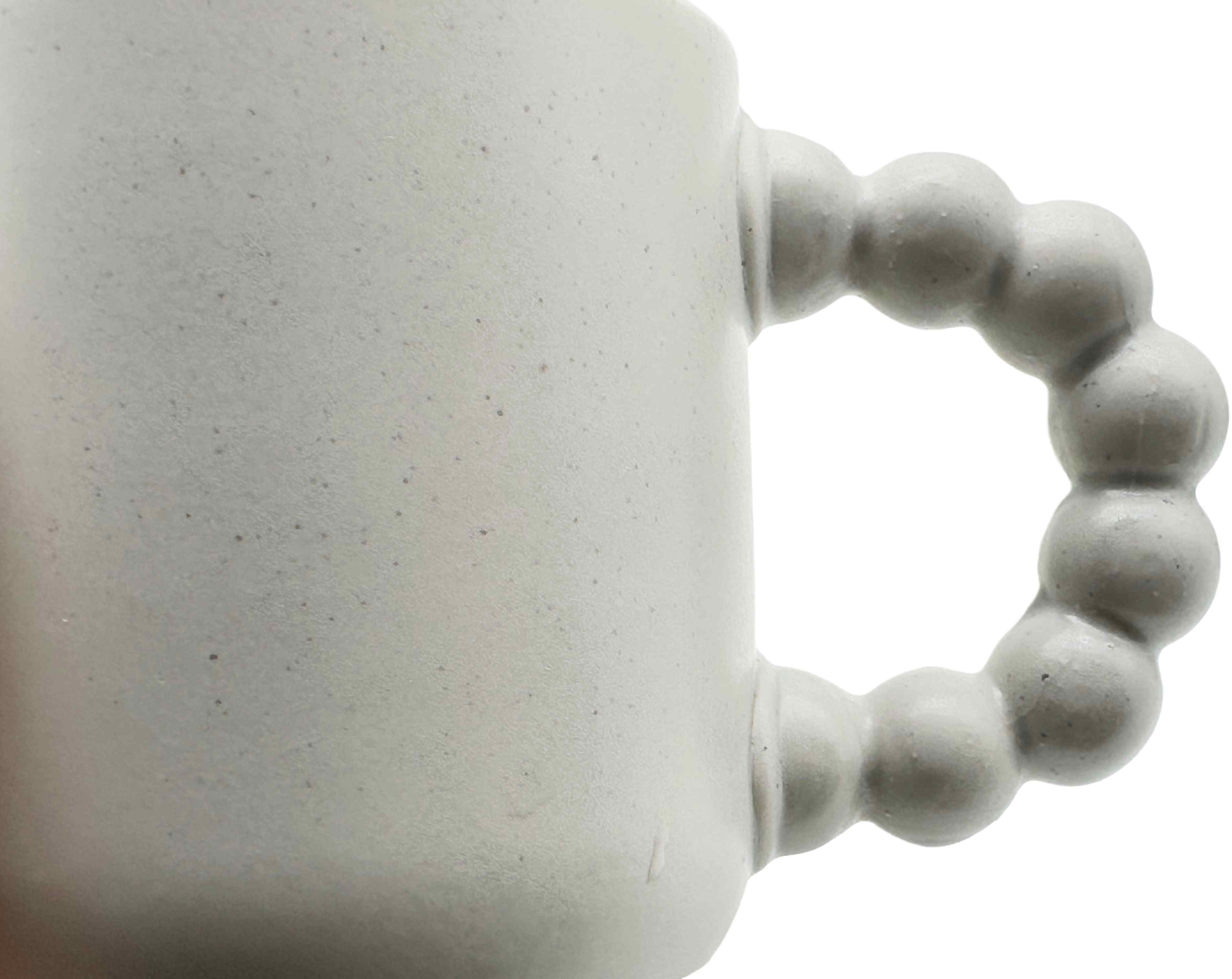 Gold Electroplated Bone China Mug in White