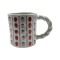 Creative Hand-Painted Ceramic Mug – Cute Fruit & Floral Coffee Cups with Twisted Handle