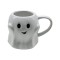 Halloween Ghost Ceramic Mug – Cute 3D Shaped Coffee Cup for Spooky Season