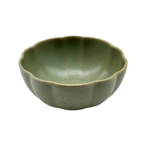 Artisan Green Stoneware Tableware Set – 4 Piece Ceramic Dinnerware for Modern Home Dining