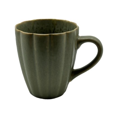 Artisan Green Stoneware Tableware Set – 4 Piece Ceramic Dinnerware for Modern Home Dining