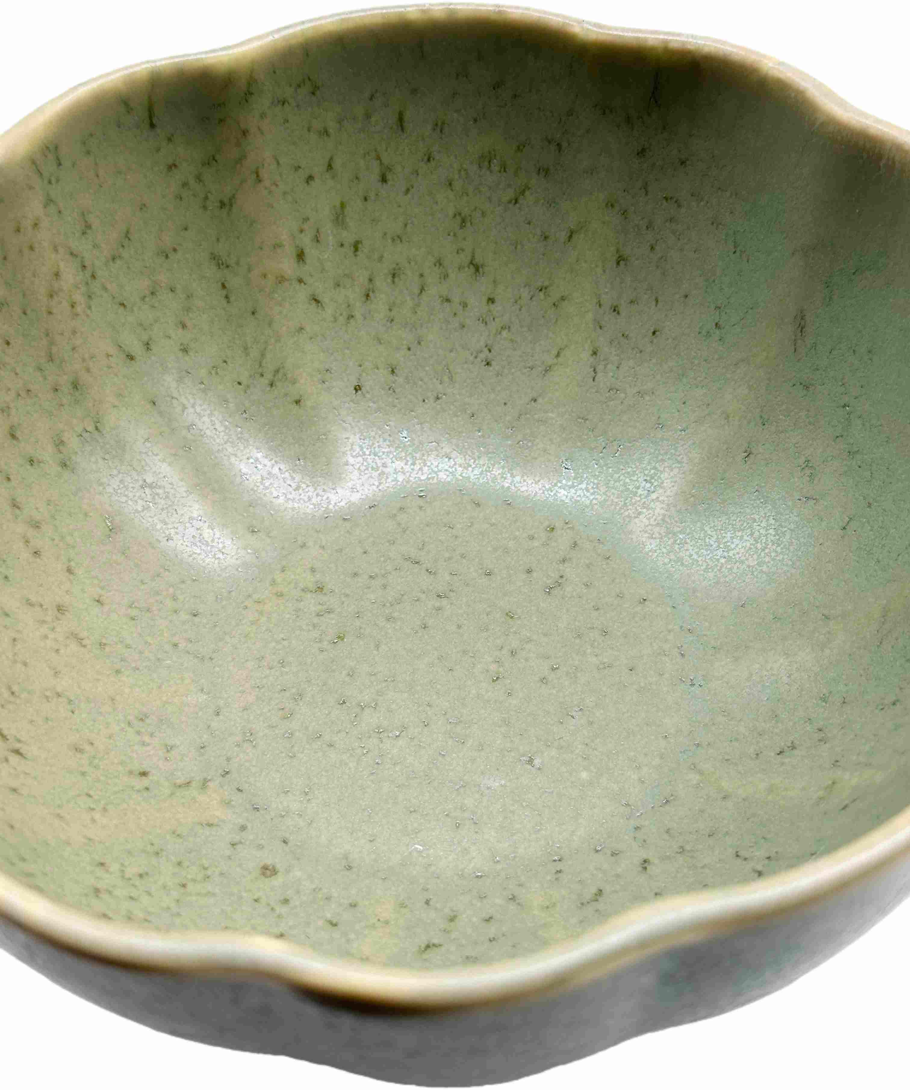 Bottom View Of Minimalist White Square Ceramic Plate