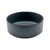 5-Piece Matte Stoneware Dinnerware Set – Modern Black & Grey Plates, Bowls and Mug