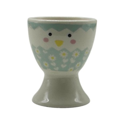 Cute New Bone China Egg Cup – Chick Design Ceramic Egg Holde for breakfast