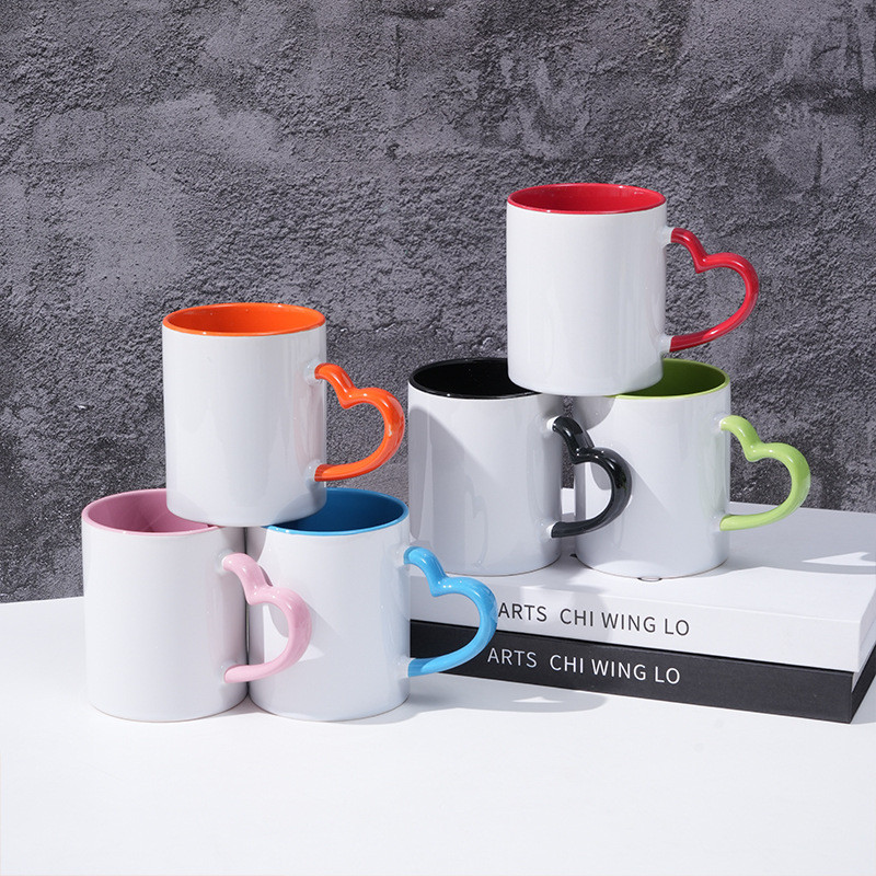 blank coated ceramic mug supplier