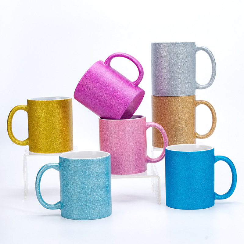 11oz glitter sublimation mug supplier