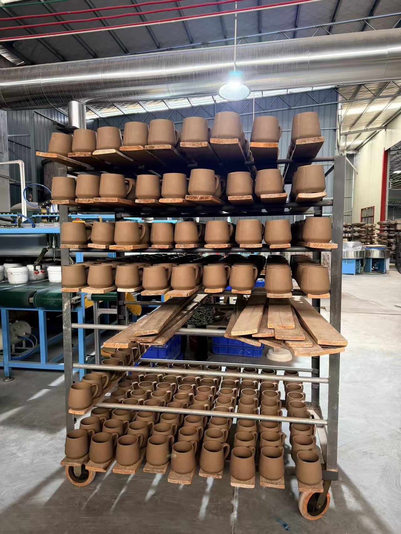 A collection of various custom ceramic mug styles and shapes