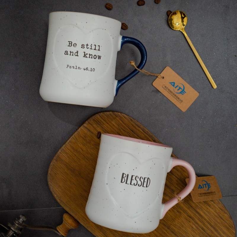 A collection of mugs with different innovative and ergonomic handle designs.