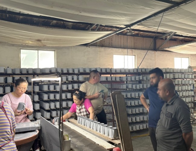 Factory Visit Leads to Immediate 2×40HQ Order for Sublimation Mugs