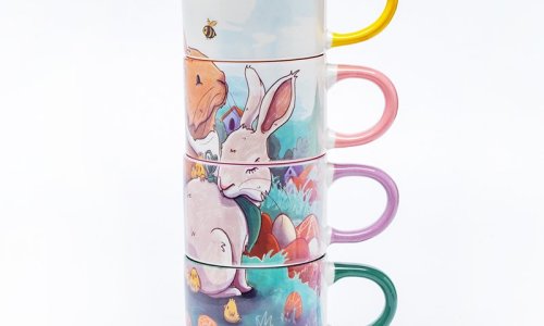 Tazas de cerámica con temática de Pascua para compradores al por mayor: una estrategia para la mesa en esta temporada.