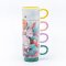 Silk-Screen Printed Easter Stacking Cup Set - Multicolor Stacking Mugs Set, 11oz Stoneware