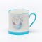 Silk-Screen Printed Multicolor Rabbit Animal Ceramic Coffee Mugs - Cute Bunny Pattern, 11oz Stoneware