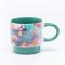 Silk-Screen Printed Easter Stacking Cup Set - Multicolor Stacking Mugs Set, 11oz Stoneware