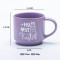Debossed Logo Easter Solid Color Stackable Ceramic Mugs - Stackable Design