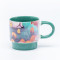 Ceramic Decal Printed Easter Stacking Cup Set - Multicolor Stacking Mugs Set, New Bone China