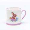 Ceramic Decal Printed Rabbit Animal Ceramic Coffee Mugs - Cute Bunny Pattern, Stoneware