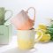 Gradient Hammered Ceramic Mug 350ml, Hand-Pinched Texture