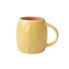Taza de Cer&aacute;mica en Forma de Barril 400ml con Relieve 3D, Estilo Stein