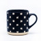 Black and White Geometric Ceramic Mug 460ml, Minimalist 4-Pattern Collection