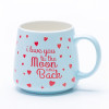 Love Message Ceramic Mug 396ml, Valentine Couple Gift Collection