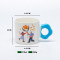 Couple Illustration Ceramic Mug 318ml, Wavy Ring Handle Art Series